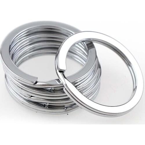 12pieces 28mm Keyring Split Ring Stainless Steel Colo Good Quality Key Ring For Keychain Making Sleutelhanger Diy Accessories
