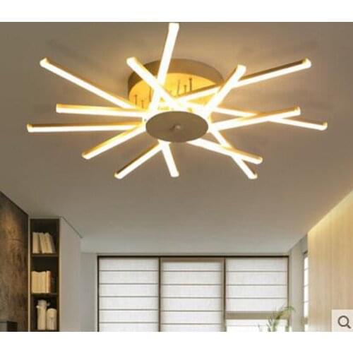 Creative living room lamp simple modern atmosphere Nordic postmodern personality led ceiling lamp bedroom lamp home lighting led