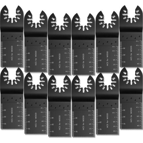 15Pcs Universal Renovator Multitool Saw Blade Oscillating Blade Multi Tool Circular Saw Blades for Bosh Fein Wood Cutting Kit