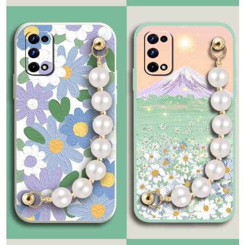 Soft shell Camera all inclusive Phone Case For OPPO Realme 7 Pro protective case Bear bracelet