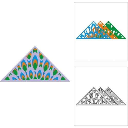 New Layered Peahen Tail Flag Frame 2021 Metal Cutting Dies for DIY Scrapbooking and Card Making Embossing Decor Craft No Stamps