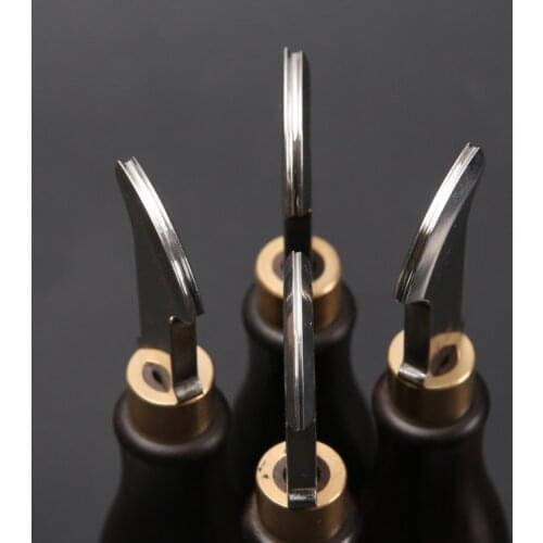 Leather Craft Punch Leather Tools Leather Line Pressing Device Wiring Tool Groover for Edge Shallow Circular Pressure Side