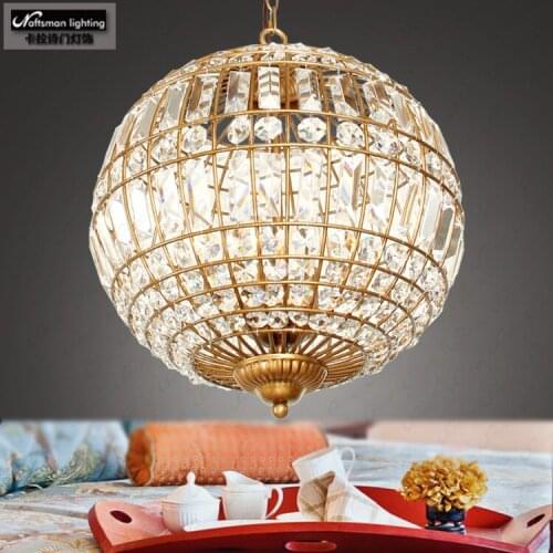Lustre Rain Drop pendant light Lamp modern k9 Crystal Ball Fixture Lighting LED droplight for bar restuarant dining room