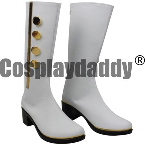 Ensemble Stars Trickstar Judge! Black and White Duel Moving Forward Makoto Yuuki Bloomed Ver. Cosplay Shoes Boots H016