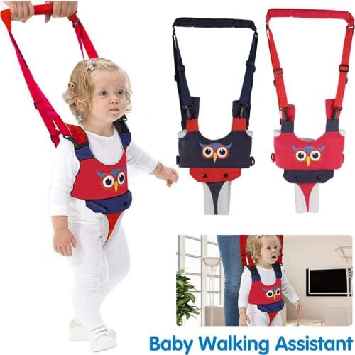 Toddler Baby Walking Harness Adjustable Child Leash Assistant Belt Safe Stand Hand Held Learning Walking Harness Baby Walker