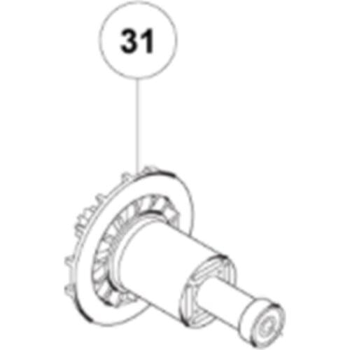 Motor Rotor For HIKOKI DS14DBEL DS18DBEL DV14DBEL DV18DBEL 336380