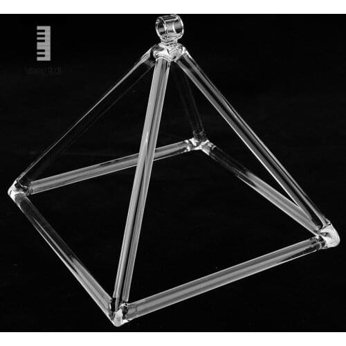 Tooyful Sacral Chakra Crystal Singing Pyramid D Note for Meditation Prayer Relax 8inch