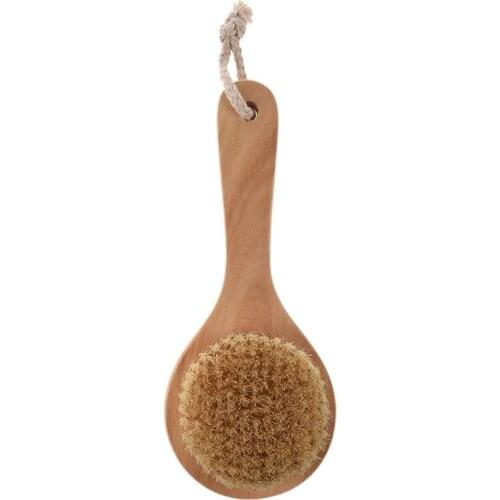 Long-handled Bristle Detox Wooden Handle Body Brush Skin Brush