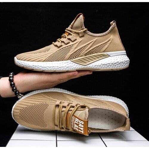 Sooneeya 2020 New Trend Men Sneakers Summer Breathable Mesh Non Slip Vulcanized Shoes Walking Shoes Cool Black Gray Men Size 44