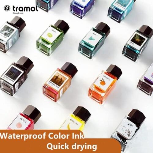 Tramol Ink picking waterproof ink watercolor line drawing cartoon design pen light color non fading non carbon color ink