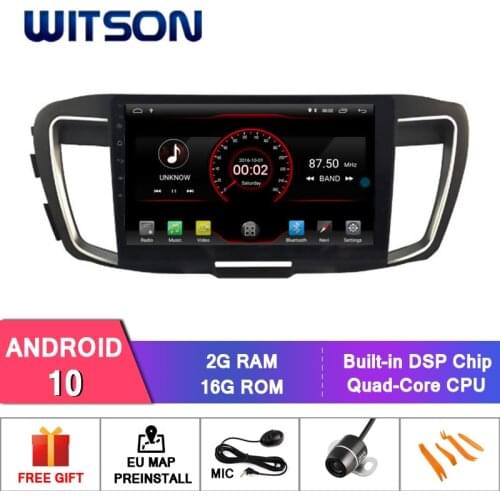 WITSON Android 10.0 CAR DVD SYSTEM for HONDA ACCORD 9(2.0L Engine) car dvd player link/DAB/OBD support