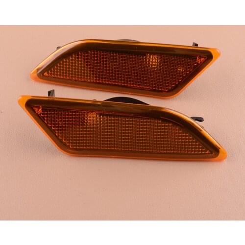 1 Pair Car Amber LED Side Marker Light Indicator Replacement Fit for Mercedes Benz W204 C250 C300 C350 C63 AMG 2012 2013 2014