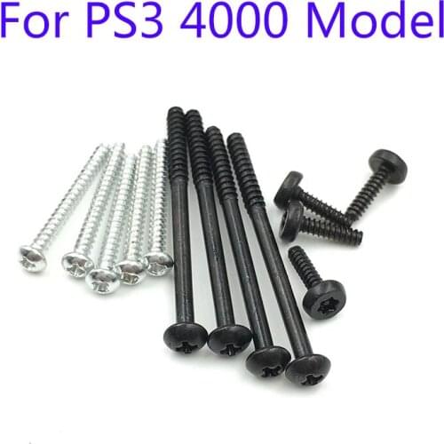 10Sets For PS3 Super Slim Housing Shell Screws For Sony PS3 4000 model Console Screws Set Replacement