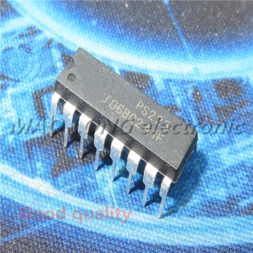 10PCS/LOT PS223 DIP-16 LCD power driver chip