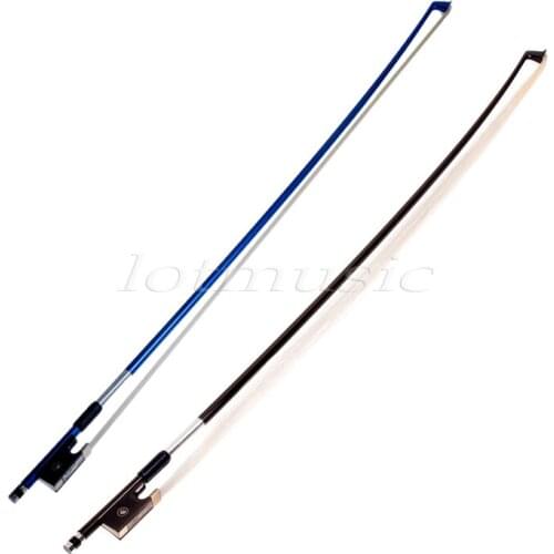 2sets carbon fiber Violin Bow Stunning Bow 1/4 Violin Bow-Coffee&Blue