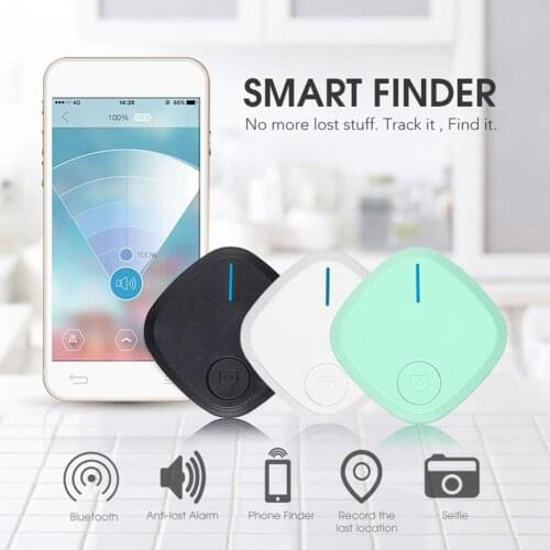 S2 2 in 1 Portable Mini Wireless Bluetooth GPS Locator Anti-lost Alarm Pet Car Key Finder Kids Tracker For iOS Android Phones