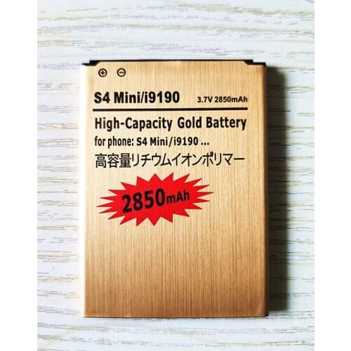 B-TAIHENG GOLD I9190 Replacement Phone Battery For GALAXY S4 Mini I9190 I9192 I9195 I9198 S4Mini B500BE 1900mAh Battery
