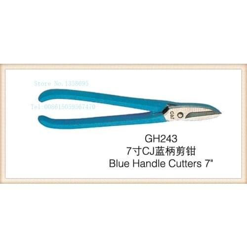 Free Shipping !!! 2014New 1pc/lot GH244 UK 7 inch blue handle cutters, jewelry piers, jewelry diy making tools, DIY tools