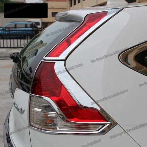Shiny silver abs car taillight frame trims decoration for honda crv 2012 2013 2014 cr-v accessories auto styling sport