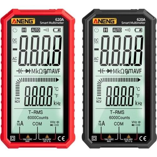 ANENG 620A Digital Smart Transistor Testers 6000 Counts True RMS Auto