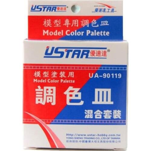 U-Star UA-90119 Model Color Palette(13 Palettes In 3 Different Sizes),Hobby Tool Kits
