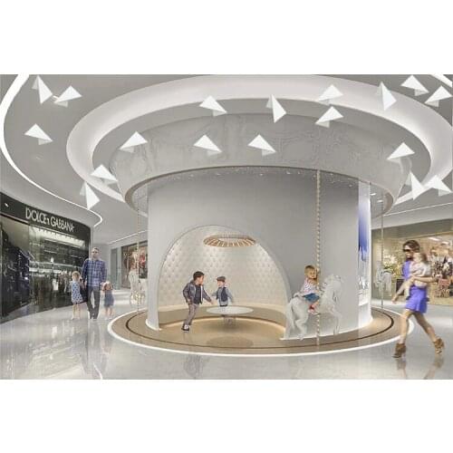 Shop decoration shopping mall paper airplane childlike space decoration ball hotel aquarium kindergarten art hanging ornaments