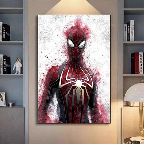 The Amazing Spider-Man Comics Canvas Marvel Superhero Modern Print Posters Painting bedroom Home Cuadros Decor aesthetic