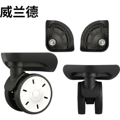 Trolley Suitcase Wheel Repair Suitcase Wheel 360 Degree Rotation Caster Wheel Parts Trolley Replacement Suitcase Black Wheels