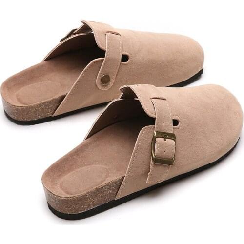 Summer couple slippers women men cork sandals womens casual beach flat shoes ladies sandals