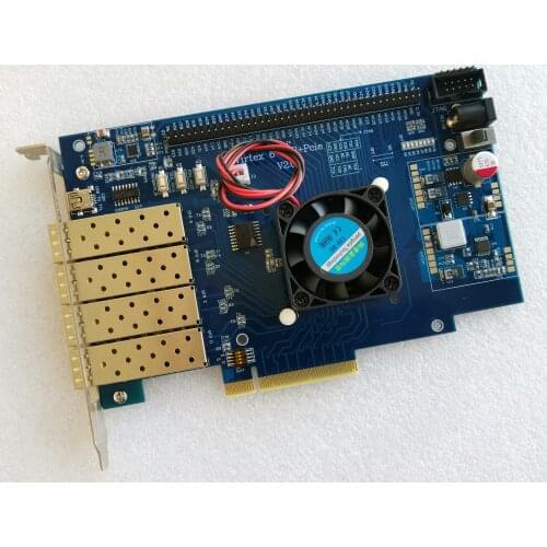 Fpga pcie Development board pcie Virtex6 Development board sfp core board