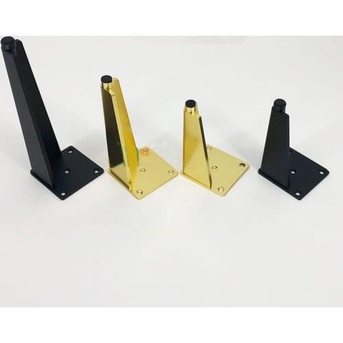 Mental Legs Adjustable Furniture Feet Chair Table Coach Carbinet Foot Golden Black 10-30cm Leg 4pcs