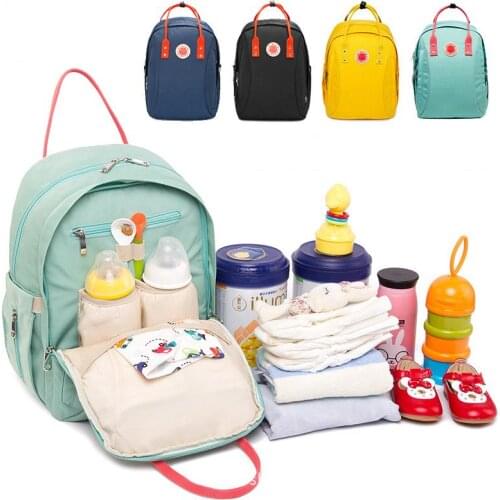 Fashion Mummy Maternity Nappy Bag Large Capacity Baby Bag Travel Backpack Designer Nursing Bag Baby Care with 4Colors