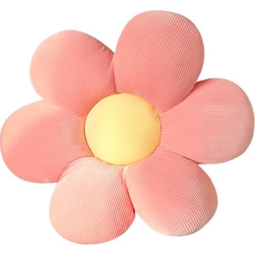 Floor Pillow Comfy Chair For Bedroom Seating Cushion Flower Shape Home Decoration Pink Little Daisy NEW Household Supplies