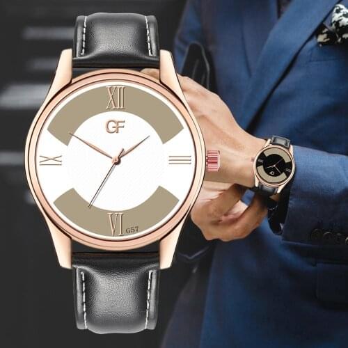 2021 Hot Style Creative Mens Non-mechanical Trend Quartz Watch Mens Watch Ultra-thin Large Plate Retro British Style
