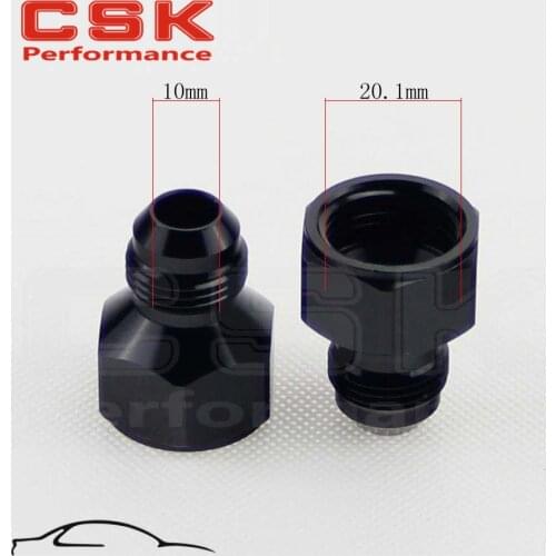 2PCS 10AN AN10 FEMALE to AN8 8AN MALE REDUCER EXPANDER HOSE FITTING ADAPTOR