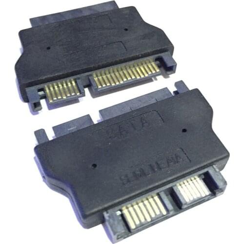 SATA 22 pin 22p male to ODD slimline SATA 13 pin male CD-ROM convertor adapter