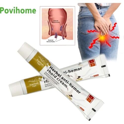 20g Hemorrhoids Cream Piles Herbal Medical Ointment Internal External Anal Fissure Pain Relief Plaster Health Care