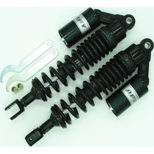 RFY 13.8 inch 350mm 1 Pair Motorcycle Air Shock absorber FOR Honda CB 750 RD 350 CB Series Rear Suspension black