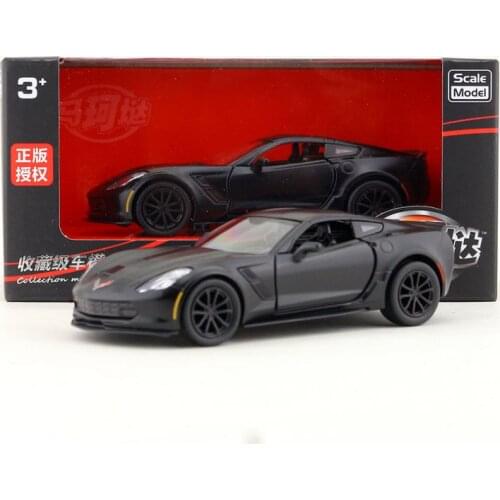 RMZ City 1:36 Scale Diecast Toy Model/Chevrolet Corvette C7 Sport/Pull back Car/Gift For Kid/Collection/Educational/Box
