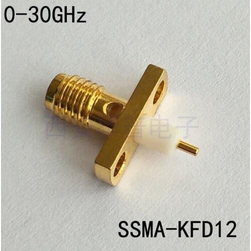 SSMA-KFD12 RF Coaxial Connector SSMA-KF Bus Flange Through Wall RF Connector