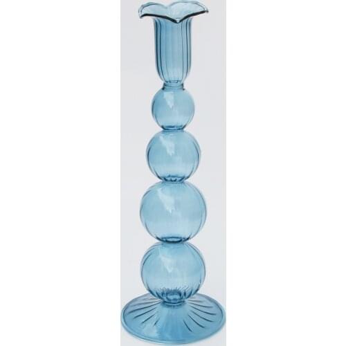 Glass Candle Holder For Wedding Decorations Candlestick Vintage Candle Stand Candle Holders Glass