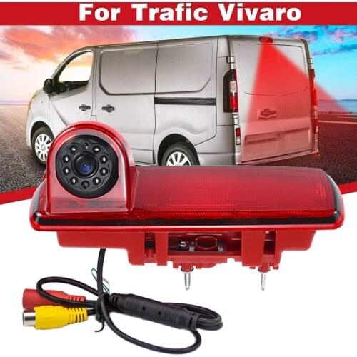 High Definition Waterproof IR Night Vision Rear View Backup Brake Light Camera for 2014 Opel Vivaro / 2014 Renault Trafic,Third
