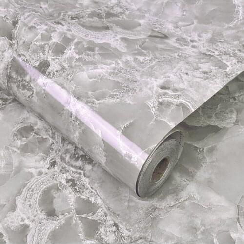 Waterproof Marble Wallpaper Wall Stickers Self Adhesive Contact Paper Living Room Bedroom Kitchen Bathroom Decor Renovation Art