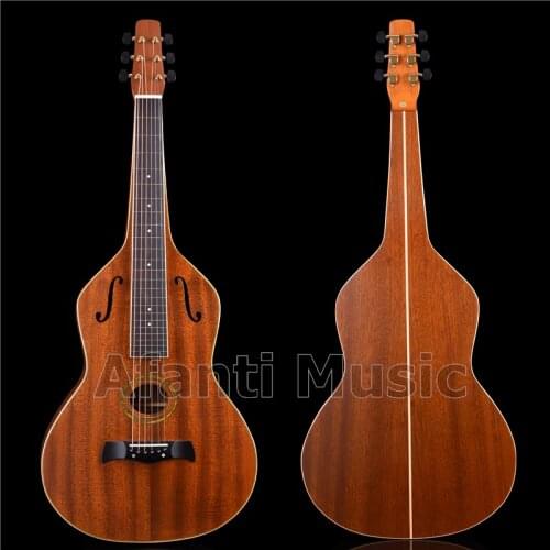 All Solid Sapele Wood Weissenborn Hawaiian Slide Guitar of Afanti Music (HG-950)