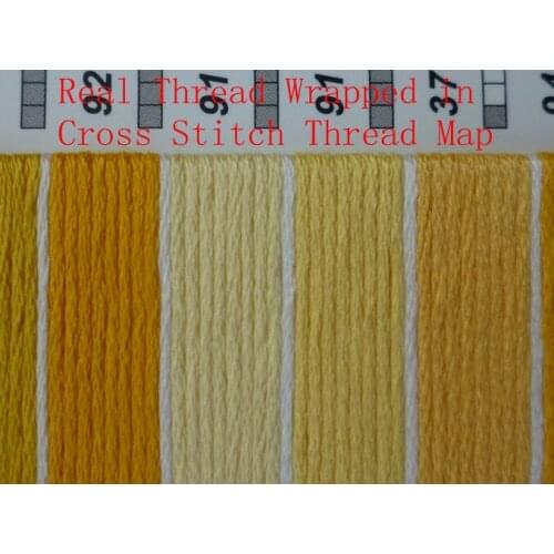 Embroidery Cross Stitch Thread 447 Colors Map Book Guide For You to Choose Accurate Colors Genuine Thread Made Free Shipping