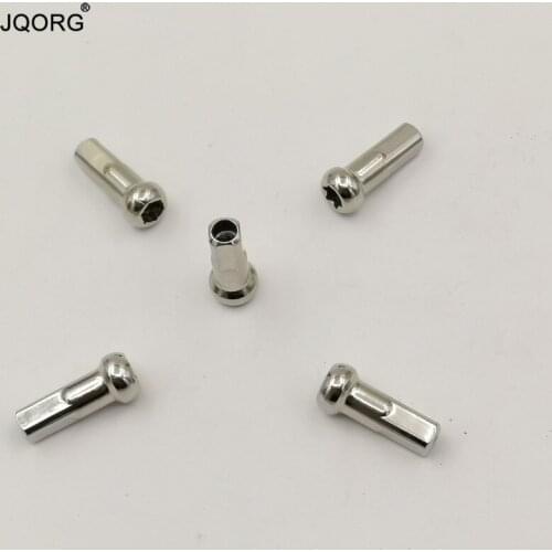 20 Pieces A Lot 8 K 4.0 mm Spoke Use Sliver Color Nipples Brass Alloy Material 25 mm Longer Motorcycle Spoke Nipple High Quality