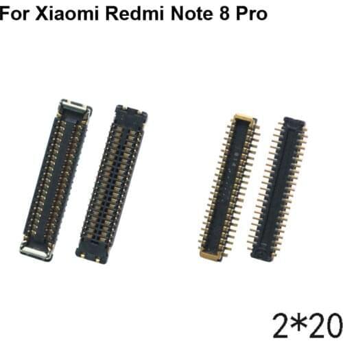 5pcs For Xiaomi Redmi Note 8 Pro LCD display screen FPC connector Xiao mi Redmi Note 8pro logic on motherboard mainboard