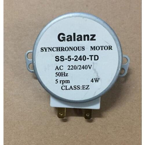 5RPM Microwave oven accessories 220v-240v 4w synchromotor glass plate rotating motor SS-5-240-TD