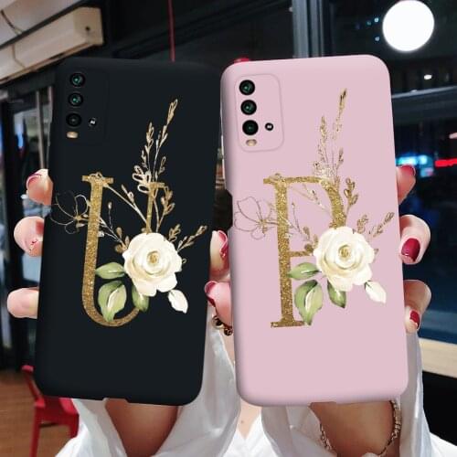 For Xiaomi Redmi 9T case Redmi 9T 9 T case Cover For Xiaomi Redmi 9T J19S Shockproof Bumper Black Matte Soft Letters Phone Case