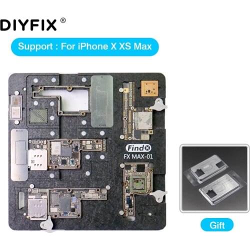 DIYFIX Mobile Phone Repair Fixture For Apple iPhone X XS MAX Motherboard Logic Board PCB IC Chip Holder Repair Work Station Tool